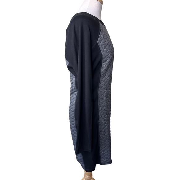 SMARTWOOL Diamond Peak Quilted Dress SW000325 Black Gray Medium - Picture 6 of 8